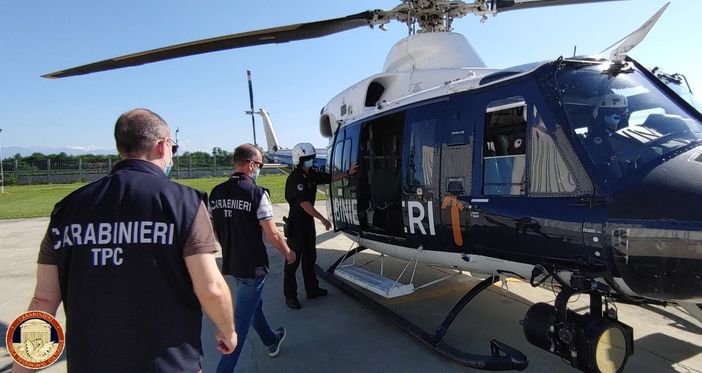 Beni culturali, i Carabinieri in sorvolo sui siti Unesco del Piemonte per verificarne l'integrità [VIDEO]