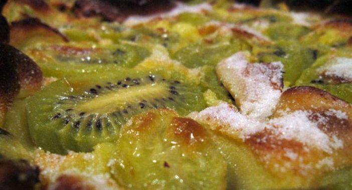 Mercoledì Veg: Clafoutis ai kiwi Mercoledì Veg: Clafoutis ai kiwi