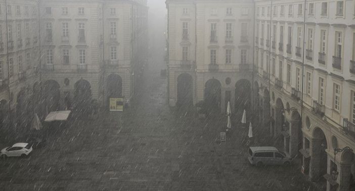 Maltempo: crolla un albero in centro città, allagamenti nei Pronto Soccorso di Molinette e Mauriziano
