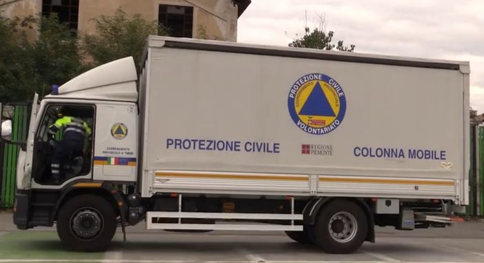 camione della Protezione Civile