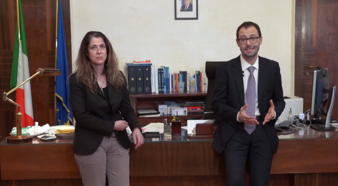 Ministro Patuanelli e sottosegretaria Todde