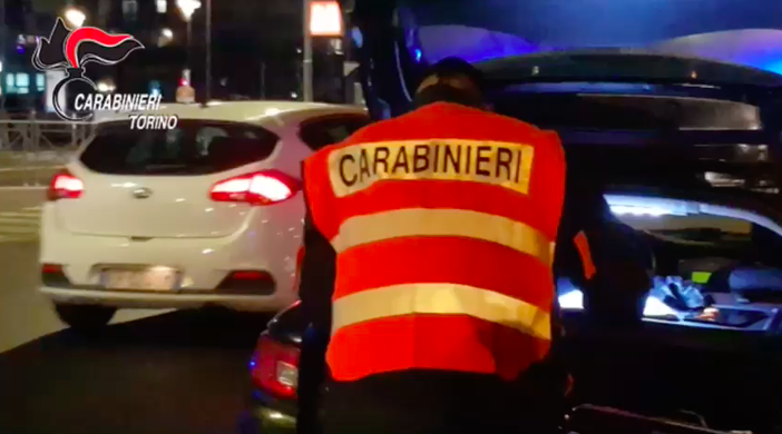I controlli del Carabinieri a Torino