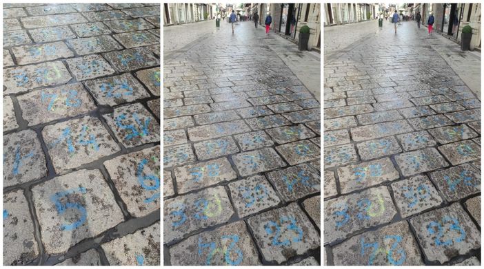 A Torino la manutenzione è divertente: in via Garibaldi “si gioca a campana”