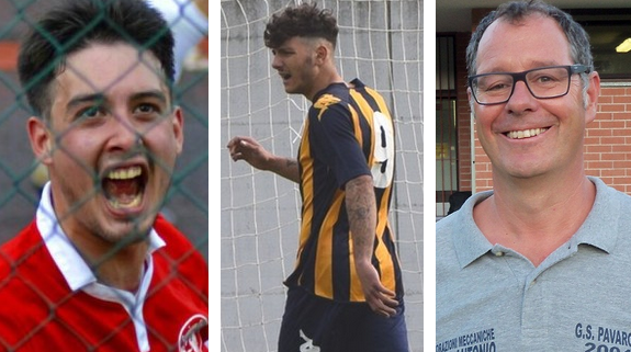 Pivesso (Trofarello), Spoto (San Mauro) e mister Ballario del San Giacomo