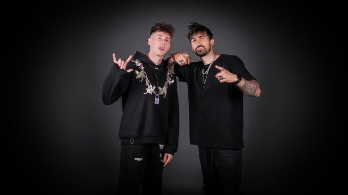 Il rapper Shade e il suo produttore Jaro