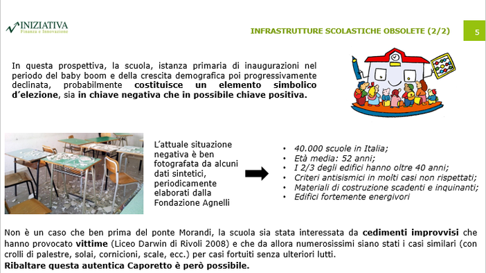 Scuola. Edifici vecchi di mezzo secolo e fuori norma: Fondazione Architetti lancia l’allarme Scuola. Edifici vecchi di mezzo secolo e fuori norma: Fondazione Architetti lancia l’allarme