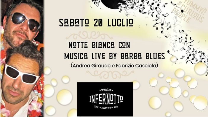 Cuneo: durante la notte bianca torna la musica dei "BarbaBlues" all'Infernotto