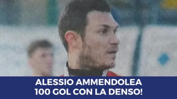 Eccellenza, 100 gol di Alessio Ammendolea con la Denso: &quot;Dedicato alle mie figlie Alice ed Eleonora e a mia moglie&quot;
