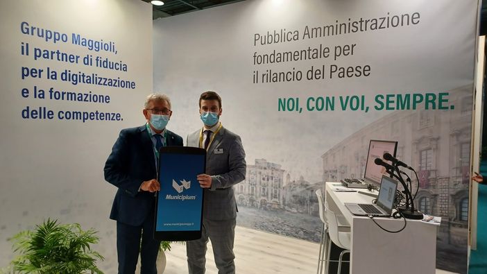 Il sindaco Claudio Castello a Parma Il sindaco Claudio Castello a Parma