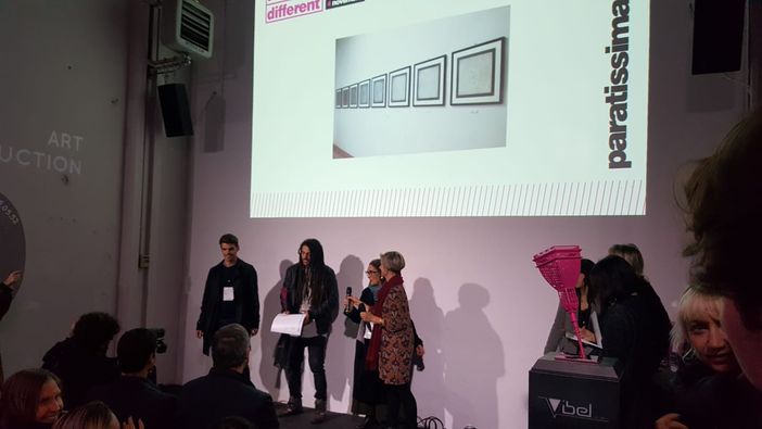 L'artista chivassese Marco Poma premiato a Paratissima