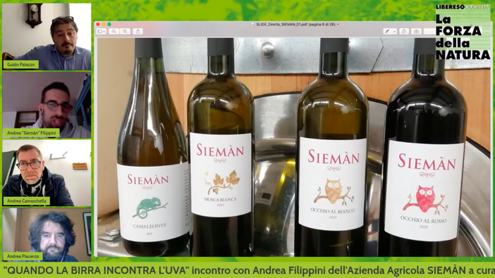 Il progetto IGA alla rassegna 'La Forza della Natura': incontro con Andrea Filippini dell’Az. Agr. Siemàn Il progetto IGA alla rassegna 'La Forza della Natura': incontro con Andrea Filippini dell’Az. Agr. Siemàn
