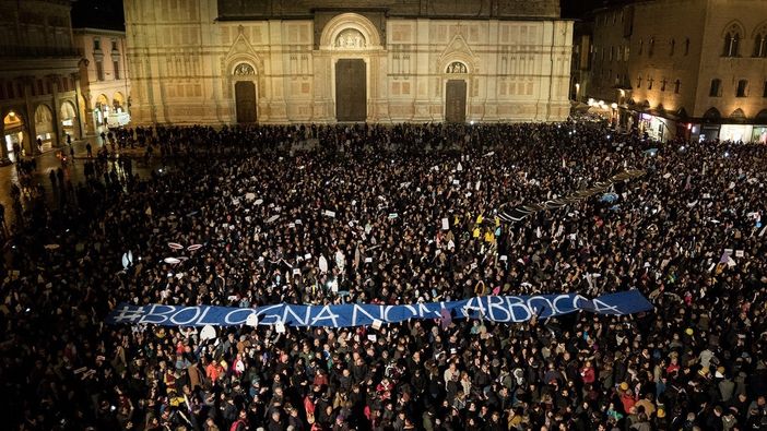La manifestazione bolognese