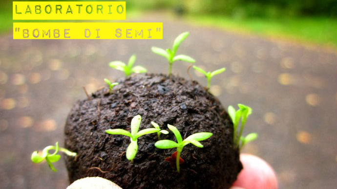 Sabato 27 è tempo di bombe di semi e fiori riciclati