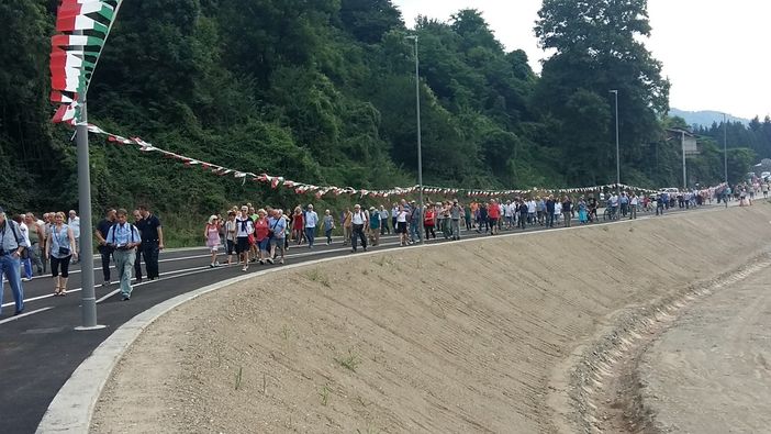 La cerimonia del giorno dell'inaugurazione