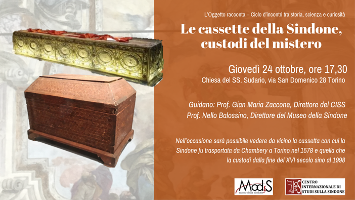 "L'oggetto racconta": il cofanetto di legno della Sindone e quel viaggio da Chambery a Torino nel 1578 "L'oggetto racconta": il cofanetto di legno della Sindone e quel viaggio da Chambery a Torino nel 1578