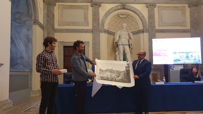 La consegna del premio, ieri a Roma