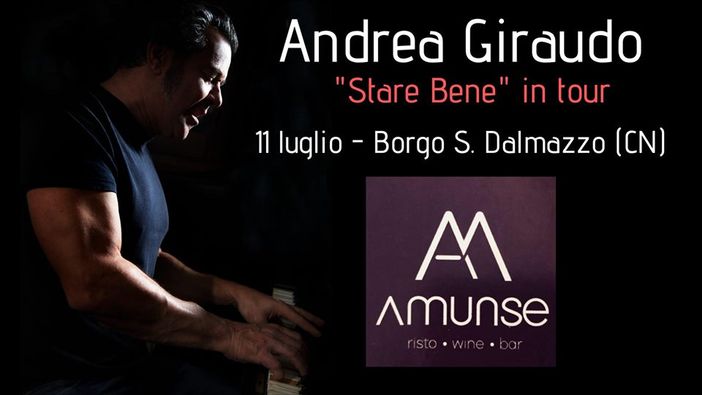 Grande serata di musica live con Andrea Giraudo e Fabrizio Casciola all'Amunse di Borgo San Dalmazzo