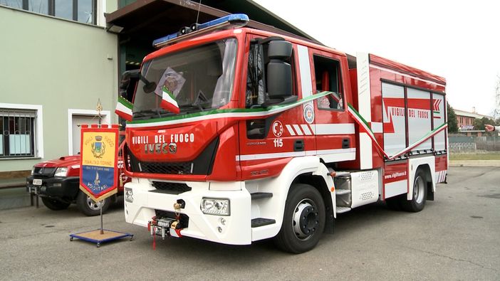 nuova autopompa vigili del fuoco di Rivalta