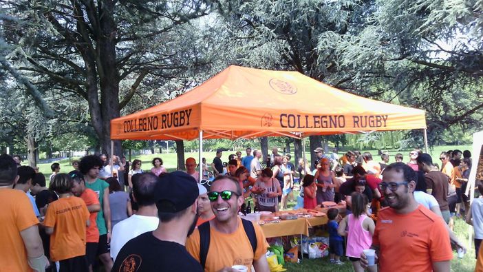 Una chiazza arancione per festeggiare i primi 3 anni del Collegno rugby