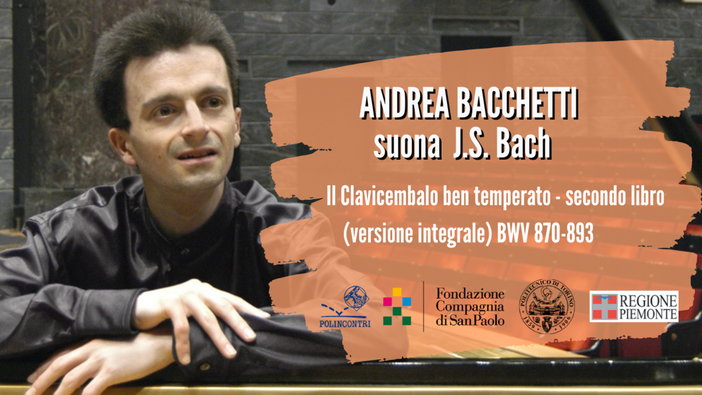 Andrea Bacchetti suona Bach per Polincontri Classica