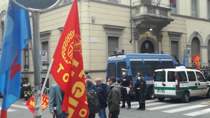 Ieri un'altra manifestazione di operai Embraco