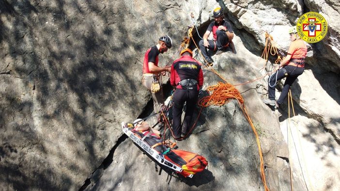 Esercitazione del Soccorso Alpino Esercitazione del Soccorso Alpino