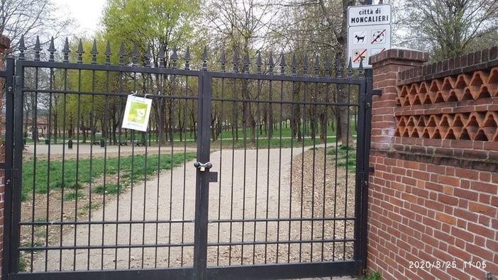 Coronavirus, da oggi a Moncalieri giardini e cimiteri chiusi