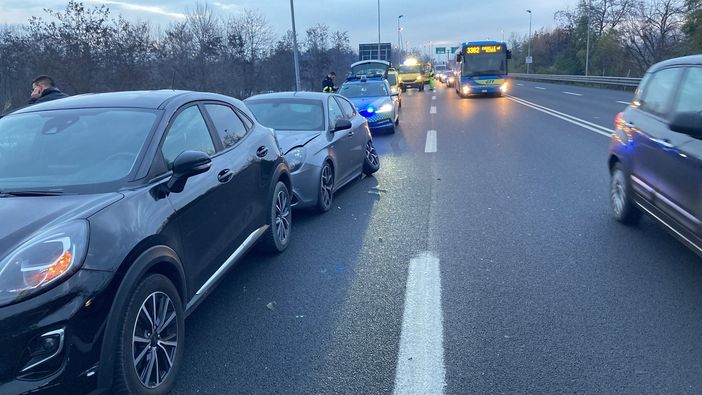 incidente con code in tangenziale