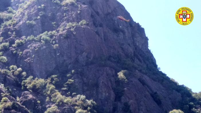 zona intervento del soccorso alpino