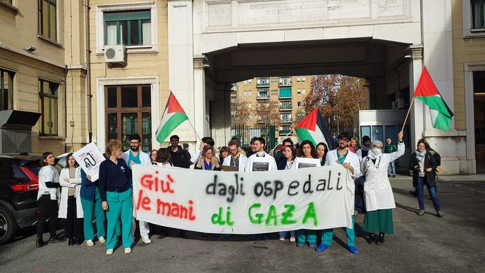 medici pro Palestina alle Molinette medici pro Palestina alle Molinette