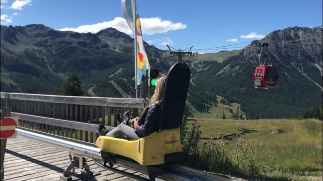 Monty Express, pura adrenalina e paesaggio mozzafiato sulla slitta del Monginevro [VIDEO]