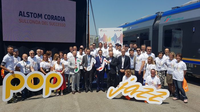 Consegnato l'ultimo treno Jazz della commessa Trenitalia