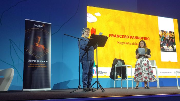 Francesco Pannofino porta al Salone del Libro tutta la magia di Harry Potter