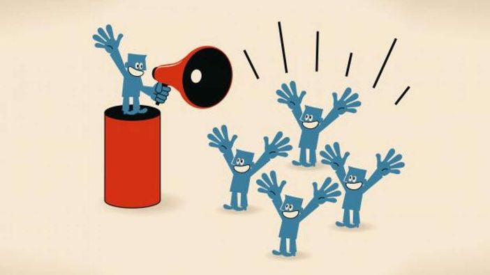 vignetta che rappresenta un influencer