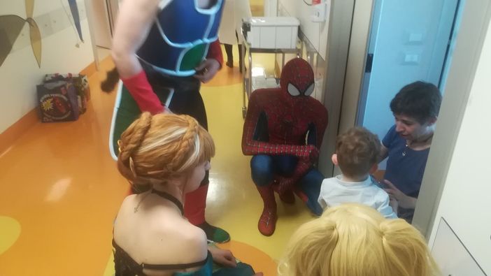 Una giornata al Regina Margherita con i cosplayer di Torino Comics Una giornata al Regina Margherita con i cosplayer di Torino Comics