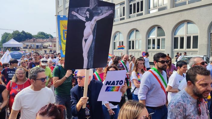 Silvio Viale al corteo del Pride