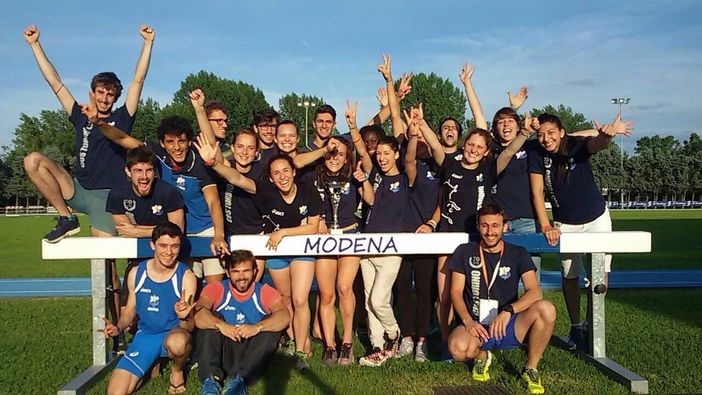 La festa della squadra di atletica La festa della squadra di atletica