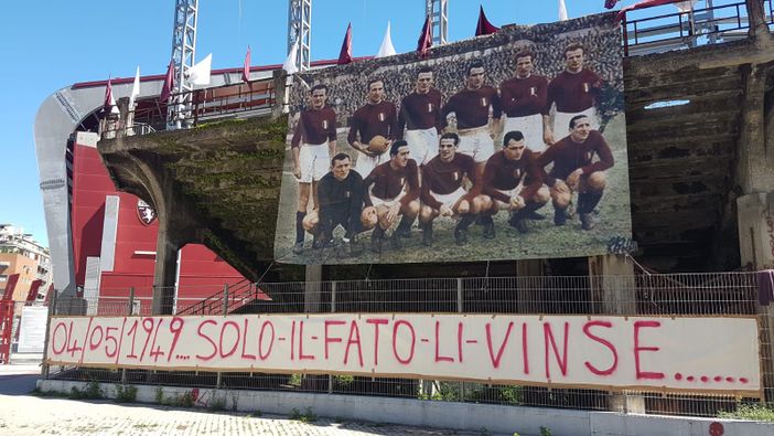 Niente 4 maggio a Superga, il coronavirus obbliga il Toro a non salire al Colle. Domani cerimonia al Fila