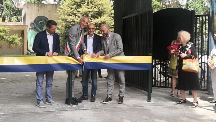 Parco Michelotti, taglio del nastro Parco Michelotti, taglio del nastro