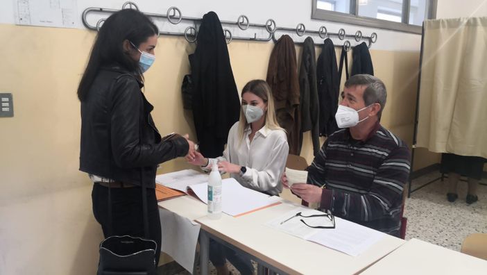 Valentina Sganga, oggi al momento del voto