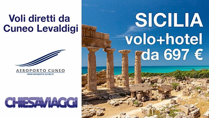 Parti dall’Aeroporto di Cuneo per le tue vacanze in Sardegna, Puglia e Sicilia Parti dall’Aeroporto di Cuneo per le tue vacanze in Sardegna, Puglia e Sicilia