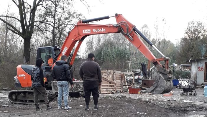 Sgombero campo abusivo via Germagnano, Ricca (Lega): &quot;Con Salvini la 'ruspa' è una realtà di fatto&quot;