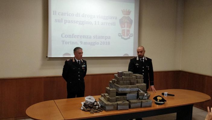 Hashish nascosto nel passeggino del neonato: 11 arresti e 3 denunce a Torino Hashish nascosto nel passeggino del neonato: 11 arresti e 3 denunce a Torino