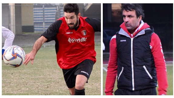 Andrè Cuneaz e mister Alberto Rizzo