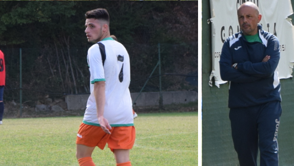 Emanuele Cestone e mister Ivan Musso