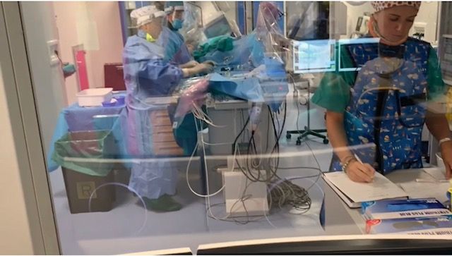 Rivoli, dall'ospedale un intervento al cuore in diretta via satellite