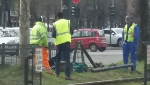 Disagi in corso Unione Sovietica a ridosso della fermata Filadelfia della linea 4 Disagi in corso Unione Sovietica a ridosso della fermata Filadelfia della linea 4