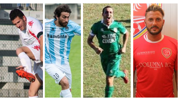 Montante del Corneliano, Gasbarroni del Pinerolo, Piana del Castellazzo e Lewandowski dell'Asti Montante del Corneliano, Gasbarroni del Pinerolo, Piana del Castellazzo e Lewandowski dell'Asti