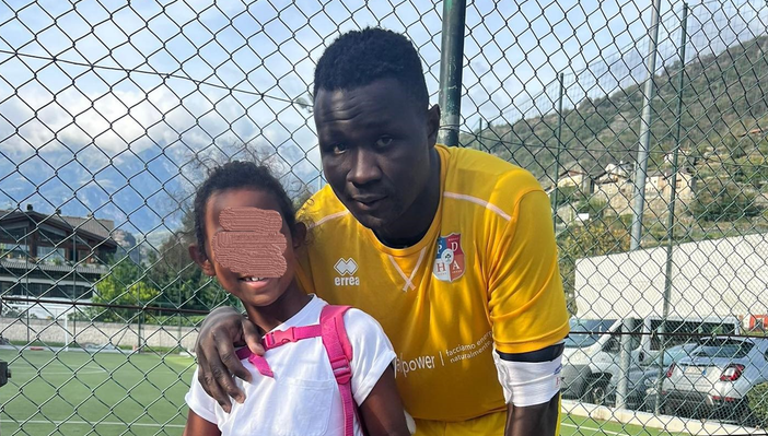 Portiere con bambina