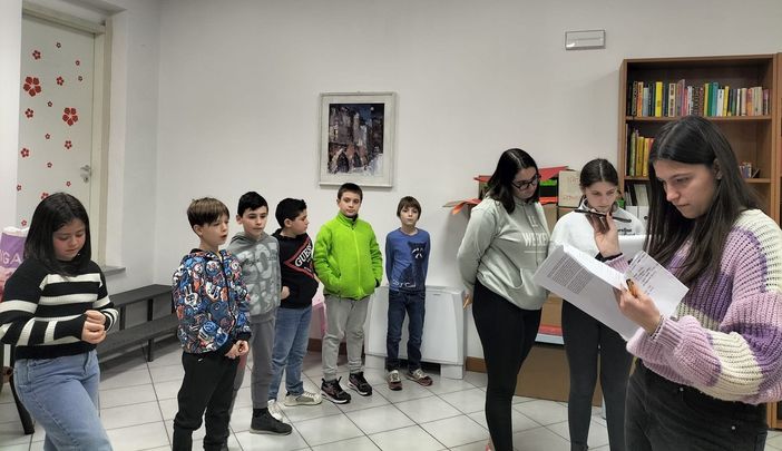 Le prove dello spettacolo della Proloco Junior
